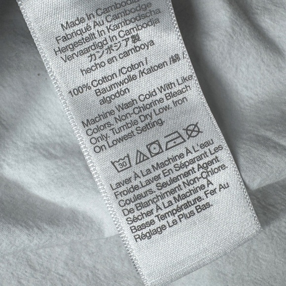 Madewell Women’s White Signature Poplin Short-Sleeve Button-Down Shirt Large - Picture 15 of 16